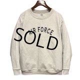 ほぼ未使用!!【USA製】【U.S.AIRFORCE】【ビンテージ】グレー【スウェット】【サイズS】 