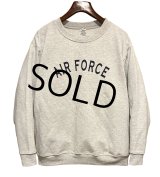 ほぼ未使用!!【USA製】【U.S.AIRFORCE】【ビンテージ】グレー【スウェット】【サイズS】 
