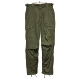 程度良好!!【60's】【米軍実物】【ビンテージ】 【U.S.ARMY】ノンリップ【ジャングルファティーグパンツ】【M-Long】 