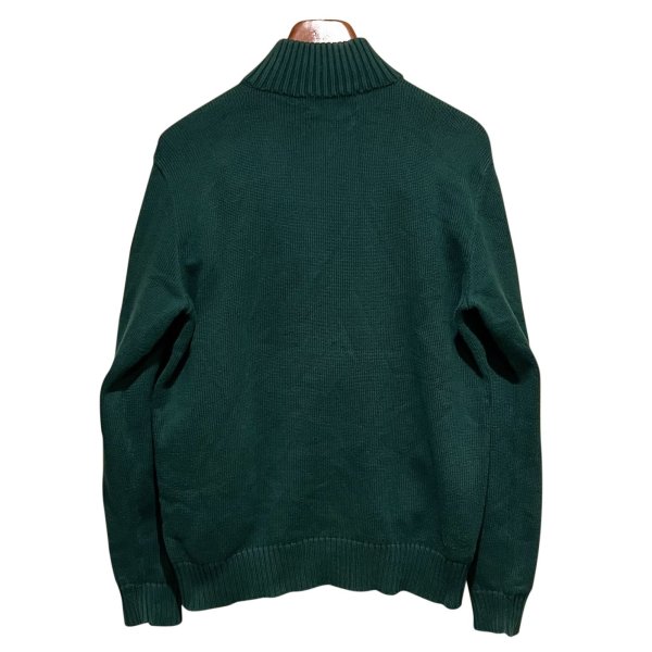 画像3: 【ラルフローレン】POLO RALPH LAUREN【緑】【無地】【ハーフジップ】【コットンセーター】【サイズM】  