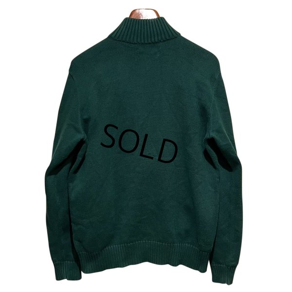 画像3: 【ラルフローレン】POLO RALPH LAUREN【緑】【無地】【ハーフジップ】【コットンセーター】【サイズM】  