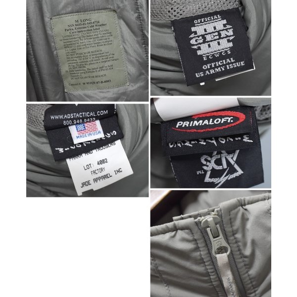 画像2: 【米軍実物】ワイルドシングス製【ECWCS】【GEN3】【レベル7】【プリマロフトジャケット】【M-L】 