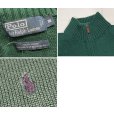 画像2: 【ラルフローレン】POLO RALPH LAUREN【緑】【無地】【ハーフジップ】【コットンセーター】【サイズM】 <br> (2)