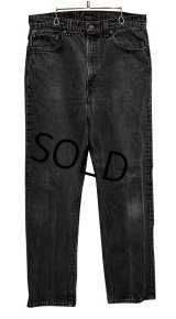 90's【USA製】【ビンテージ】【LEVI'S】【リーバイス５０５】505【黒】【デニムパンツ】ブラックデニム【34×30】 