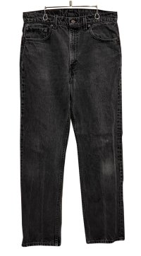 90's【USA製】【ビンテージ】【LEVI'S】【リーバイス５０５】505【黒】【デニムパンツ】ブラックデニム【34×30】 