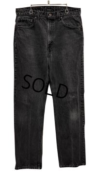90's【USA製】【ビンテージ】【LEVI'S】【リーバイス５０５】505【黒】【デニムパンツ】ブラックデニム【34×30】 