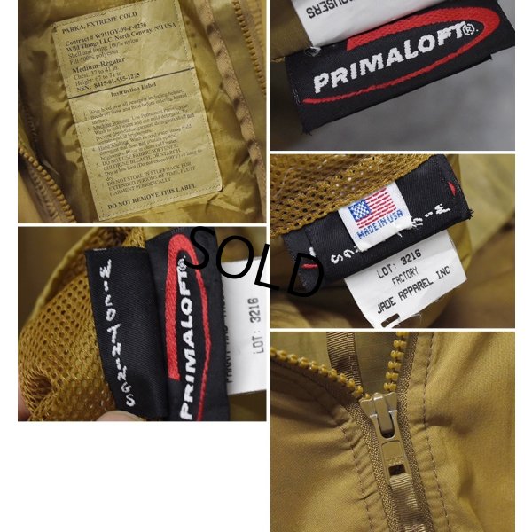 画像2: 【米軍実物】【ECWCS】【GENIII】コヨーテ【レベル7】【プリマロフトジャケット】【M-R】 