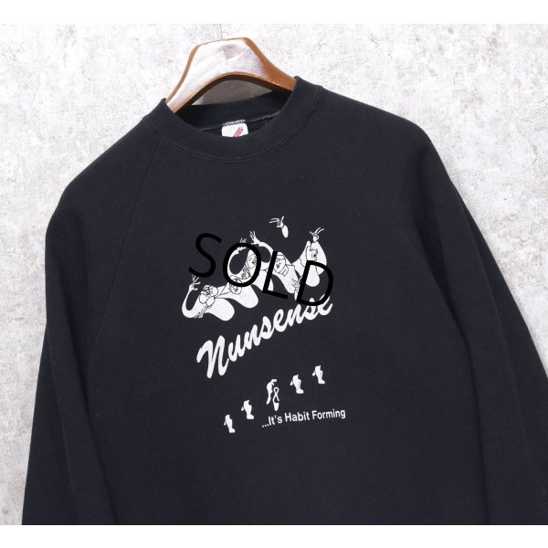 画像1: 【USA製】【ビンテージ】【JERZEES】ジャージーズ【黒】Nansense【スウェット】【サイズXL】 