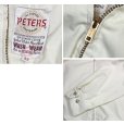画像2: 程度良好【ビンテージ】【PETERS】【オフホワイト】【スウィングトップ】【ジップアップブルゾン】【US38】<br> (2)