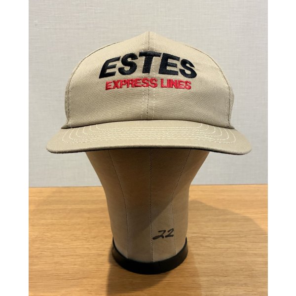 画像3: 程度良好!! 90's【USA製】【ビンテージ】【ESTES EXPRESS LINES】企業ロゴ【ベージュ】BBキャップ【ベースボールキャップ】 