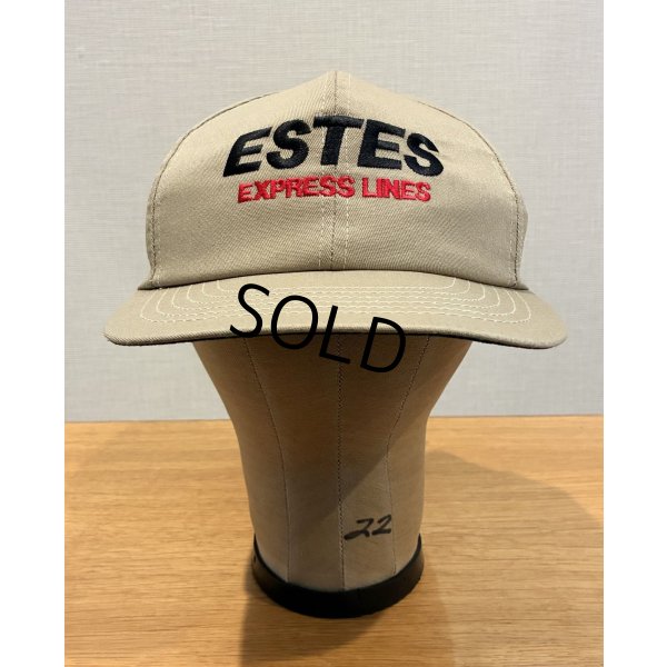 画像3: 程度良好!! 90's【USA製】【ビンテージ】【ESTES EXPRESS LINES】企業ロゴ【ベージュ】BBキャップ【ベースボールキャップ】 
