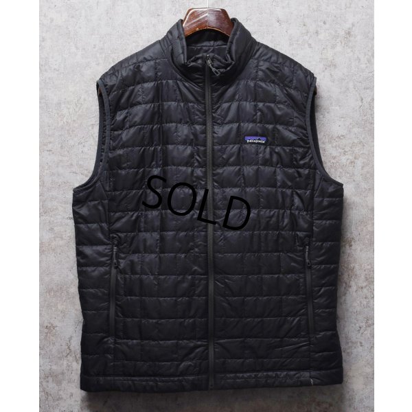 画像1:  ビンテージ【パタゴニア】【PATAGONIA】チャコール【ナノパフ】【ベスト】ダウンベスト【サイズL】 