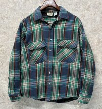 90's 【ビンテージ】 【FIVEBROTHER】ファイブブラザー【紺ｘ緑ｘ赤】チェック ネルシャツ　サイズＬ 