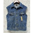 画像1: 〜80’s  USA製【ビンテージ】【Lee】リー【101J】【カスタムGジャン】デニムベスト【US38】<br> (1)