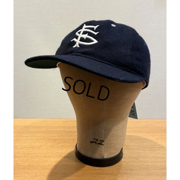 画像7: 90’ｓ【ビンテージ】程度良好!! 90'sEbbets Field Flannels 【サンフランシスコ】【紺ｘツバ裏緑】ウールキャップ【ベースボールキャップ】【サイズ7 1/4】 