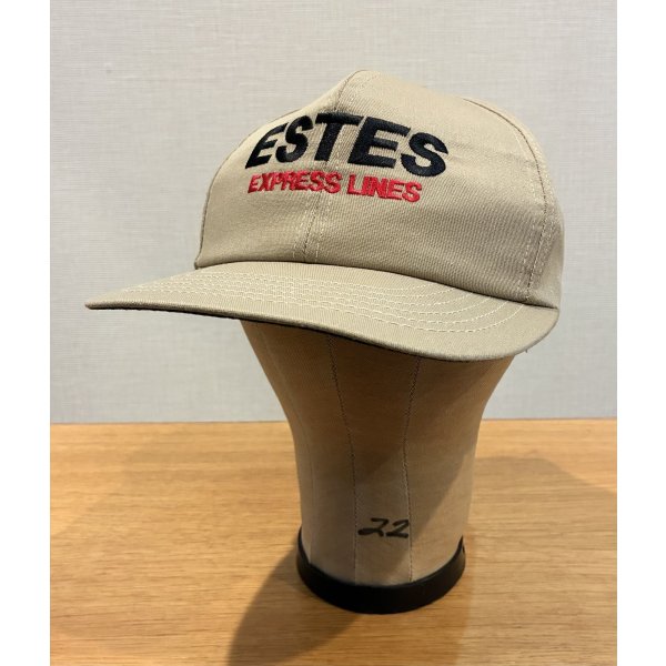 画像7: 程度良好!! 90's【USA製】【ビンテージ】【ESTES EXPRESS LINES】企業ロゴ【ベージュ】BBキャップ【ベースボールキャップ】 