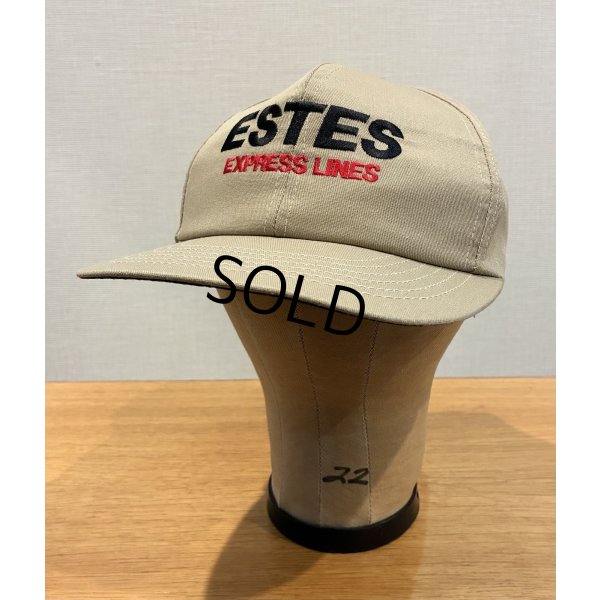 画像7: 程度良好!! 90's【USA製】【ビンテージ】【ESTES EXPRESS LINES】企業ロゴ【ベージュ】BBキャップ【ベースボールキャップ】 