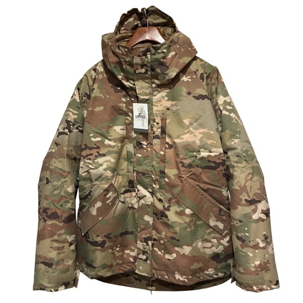 画像1: 【デッドストック】【UNITED JOIN FORCES】【ALL WEATHER SUIT】 【RAIN JAKET】W/INSULATION【マルチカム】【中綿入りジャケット】【サイズＭ－Ｒ】 