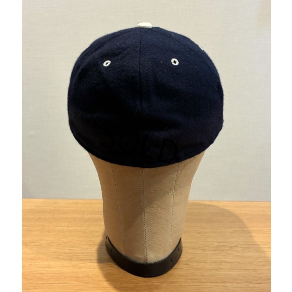画像5: 90’ｓ【ビンテージ】程度良好!! 90'sEbbets Field Flannels 【サンフランシスコ】【紺ｘツバ裏緑】ウールキャップ【ベースボールキャップ】【サイズ7 1/4】 