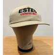画像1: 程度良好!! 90's【USA製】【ビンテージ】【ESTES EXPRESS LINES】企業ロゴ【ベージュ】BBキャップ【ベースボールキャップ】<br> (1)