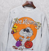 【USA製】【ピーナッツ】【PEANUTS】スヌーピー Joe Mummy【グレー】【スウェット】サイズL 