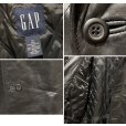 画像2: 【ビンテージ】オールドギャップ【GAP】【ギャップ】【ブラック】カーコート【レザージャケット】【サイズXS】<br> (2)