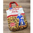 画像3: デッドストック【ビンテージ】【Cracker Jack】クラッカー・ジャック【お菓子プリント】マチ付き【トートバッグ】<br> (3)