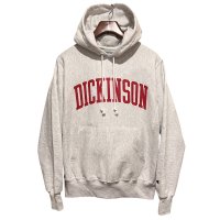 【チャンピオン】【Champion】グレー【DICKINSON】ディキンソン大学【プリント】カレッジ【リバースウィーブパーカー】【サイズS】 