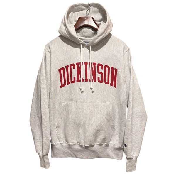 画像1: 【チャンピオン】【Champion】グレー【DICKINSON】ディキンソン大学【プリント】カレッジ【リバースウィーブパーカー】【サイズS】 