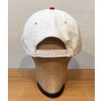 画像6: 程度良好!! 【USA製】K-Products【ビンテージ】【Sマーク】刺繍ロゴ【白×赤】BBキャップ【ベースボールキャップ】<br> (6)