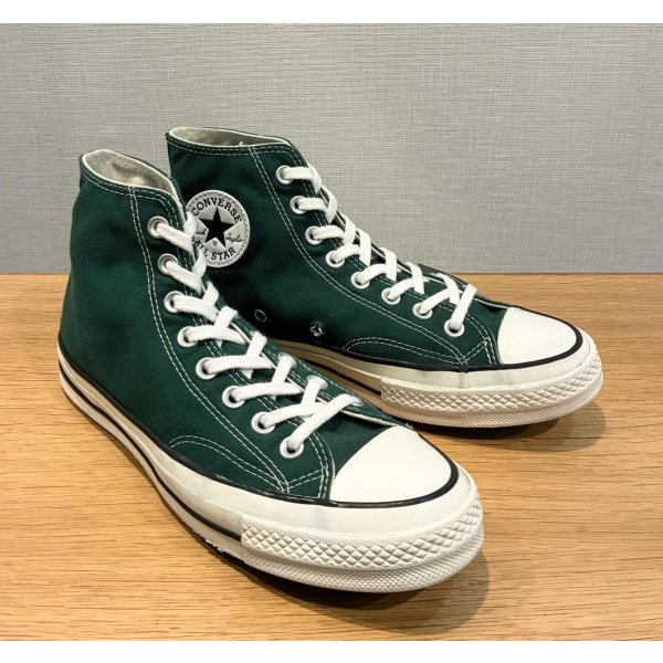 画像1: ビンテージ【コンバース】CONVERSE【ALL STAR】チャックテイラー CT70【緑】【ハイカット】【US 6 1/2(25ｃｍ)】 