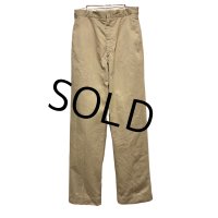 【60's】【ビンテージ】U.S.ARMY【米軍実物】【チノパンツ】【チノパン】【32×33】 