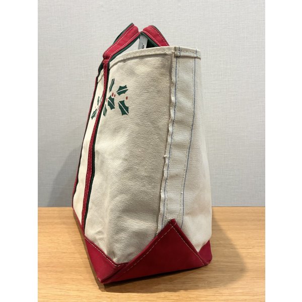 画像5: 【80’s】【ビンテージ】【L.L.bean】【エルエルビーン】赤ｘ緑【ヒイラギ】【キャンバス】【トートバッグ】【キャンバストート】 