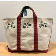 画像3: 【80’s】【ビンテージ】【L.L.bean】【エルエルビーン】赤ｘ緑【ヒイラギ】【キャンバス】【トートバッグ】【キャンバストート】<br> (3)