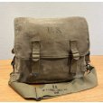 画像1: 40's【ビンテージ】ww2【米軍実物】 U.S.ARMY【ショルダーバッグ】【ミュゼットバッグ】 <br> (1)