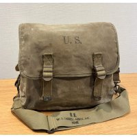 40's【ビンテージ】ww2【米軍実物】 U.S.ARMY【ショルダーバッグ】【ミュゼットバッグ】  