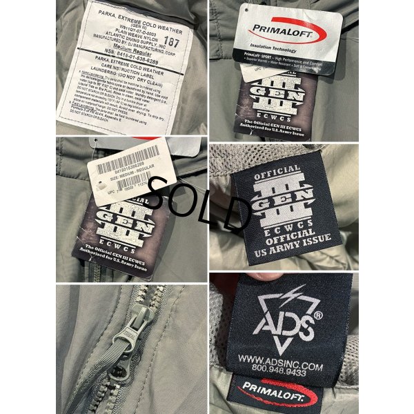画像2: 【デッドストック】【米軍実物】【ECWCS】【GENIII】【レベル7】【プリマロフトジャケット】【M-R】 