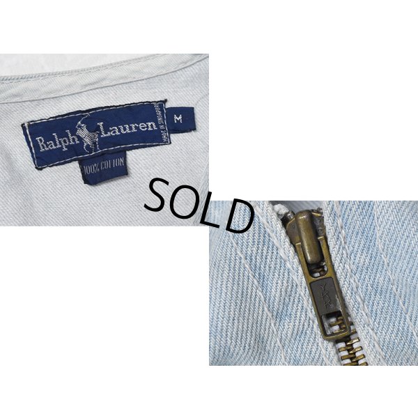 画像2: 80's~【Ralph Lauren】【ラルフローレン】デニム【ベスト】【カメラマンベスト】フォトグラファーベスト【サイズM】 