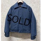 ほぼ未使用!! 90's【USA製】ビンテージ【スポーツマスター】 【SPORTSMASTER】【紺】裏ボア【ジップアップブルゾン】ジャケット【サイズS】 