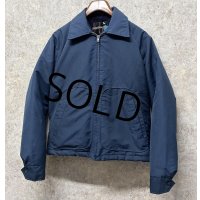 ほぼ未使用!! 90's【USA製】ビンテージ【スポーツマスター】 【SPORTSMASTER】【紺】裏ボア【ジップアップブルゾン】ジャケット【サイズS】 