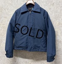 ほぼ未使用!! 90's【USA製】ビンテージ【スポーツマスター】 【SPORTSMASTER】【紺】裏ボア【ジップアップブルゾン】ジャケット【サイズS】 