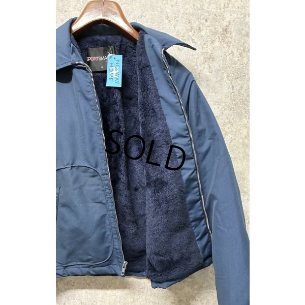 画像3: ほぼ未使用!! 90's【USA製】ビンテージ【スポーツマスター】 【SPORTSMASTER】【紺】裏ボア【ジップアップブルゾン】ジャケット【サイズS】 
