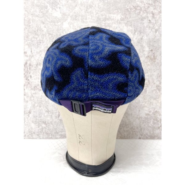 画像4: 【USA製】【ビンテージ】patagonia【パタゴニア】亀パターン【ゼンタートル】シンチラ【ダックビル】【フリースキャップ】サイズM 