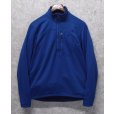 画像1: ビンテージ【パタゴニア】patagonia【青】【R1フリース】【フリースプルオーバー】ジャケット【サイズM】<br> (1)