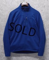 ビンテージ【パタゴニア】patagonia【青】【R1フリース】【フリースプルオーバー】ジャケット【サイズM】 