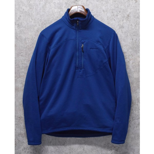 画像1: ビンテージ【パタゴニア】patagonia【青】【R1フリース】【フリースプルオーバー】ジャケット【サイズM】 