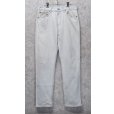 画像1: 90’s~【ビンテージ】【USA製】【LEVI'S】【リーバイス５０１】501 ホワイトデニム  白【デニムパンツ】【34x30】<br> (1)