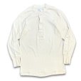 画像2: デッドストック【80's】【ビンテージ】【U.S.ARMY】【ウールｘコットン】ヘンリーネックロンＴ【アンダーシャツ】サイズM<br> (2)