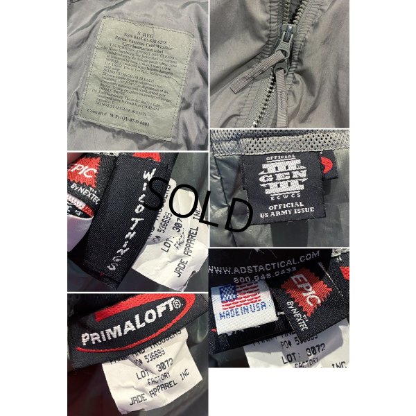 画像2: デッドストック【米軍実物】ワイルドシングス製【ECWCS】【GEN3】【レベル7】【プリマロフトジャケット】【S-R】 