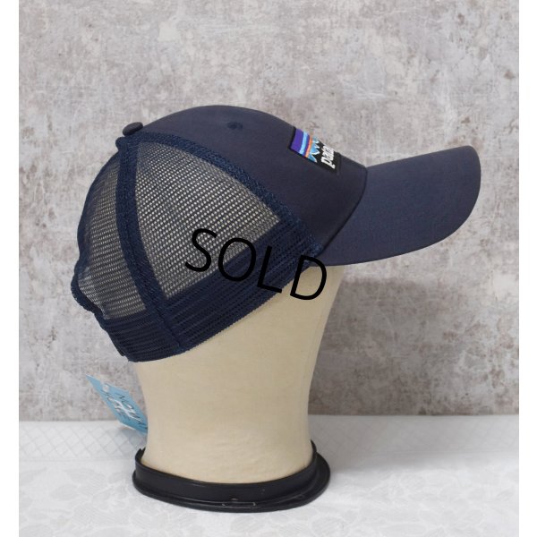 画像4: 【ビンテージ】patagonia【パタゴニア】【紺地】ロゴキャップ【BBキャップ】【メッシュキャップ】サイズフリー 